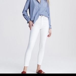 🥳HP🥳Rag & Bone White Super High Rise Jeans 23